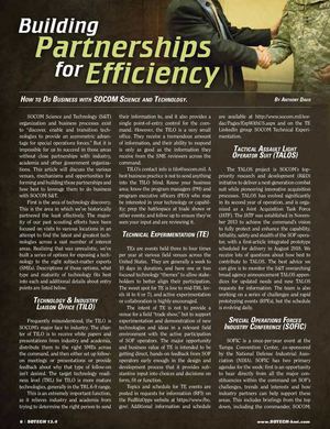 How to do Business with SOCOM S&T By Tony Davis