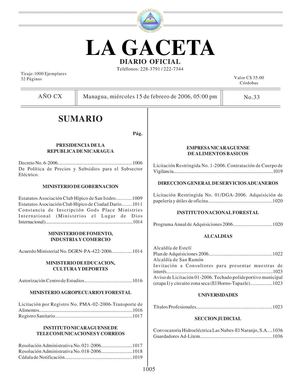 Gaceta 33