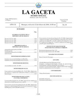Gaceta 38
