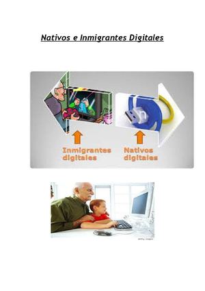 Nativos E Inmigrantes Digitales