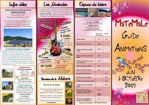 Guide Animations Matemale