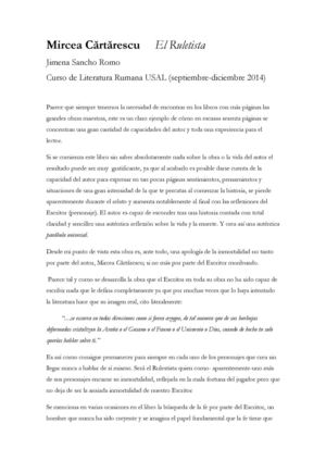 El Ruletista Jimena Sancho