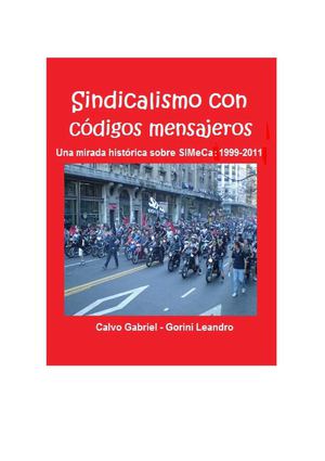 I- Orígenes del SIMeCa Calvo Gabriel, Gorini Leandro