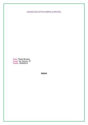 Unidad Educativa Gabriela Mistral 45