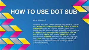 Tutorial Of Dot Sub (1)