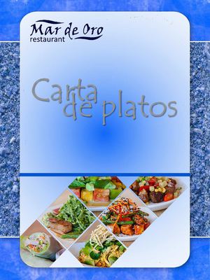 Carta De Platos Restaurant Mar De Oro