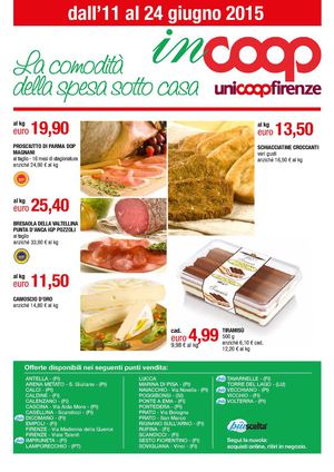 Volantino In Coop Firenze Dal 11 Al 24 Giugno