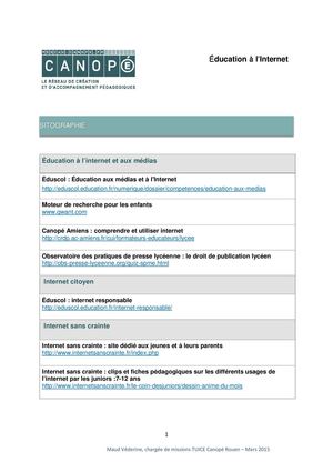 Éducation à l'internet et aux médias