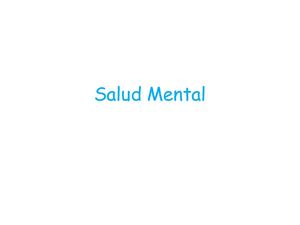 Salud Mental