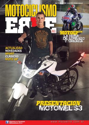 Revista Motociclismo ERRE, edición Nro. 148, junio 2015
