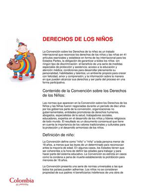 Derechos del Niño y la Niña