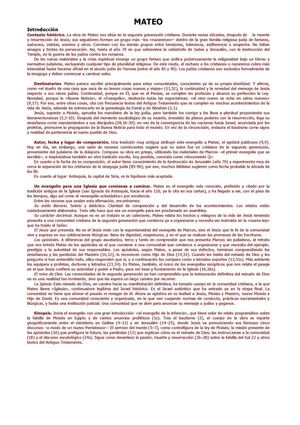 Evangelio de San Mateo