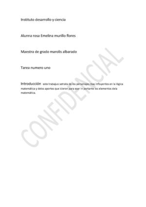 Biografias De Personajes De Logica Matematicas