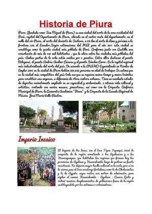 Historia de piura