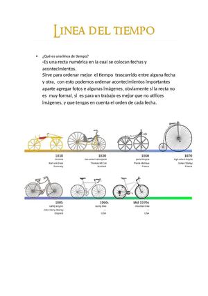 Qu Es Una L Nea De Tiempo D