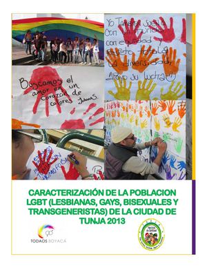 Documento Caracterizaciã“n De La Poblacion Lgbt Tunja 2013[1]