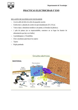 Practicas Electricidad 3º Eso