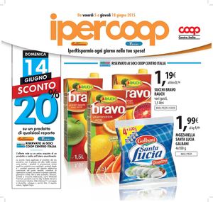Volantino Iper Coop Umbria Dal 5 Al 18 Giugno