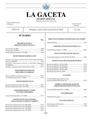 Gaceta 186