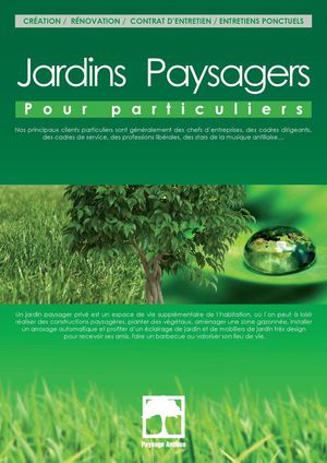 Catalogue d'activités Paysage Antilles