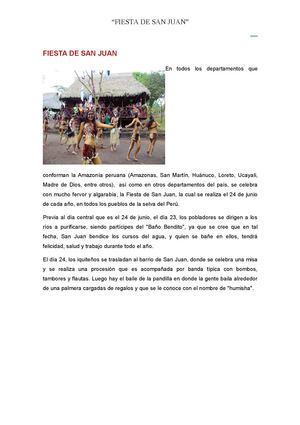 Fiesta De San Juan