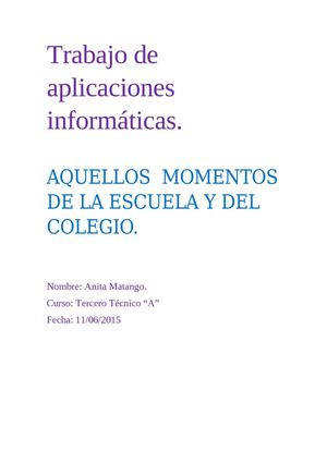 Trabajo De Aplicaciones