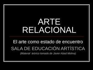 Arte Relacional