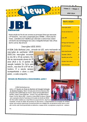 Jbl News - 4ª Edição 2014