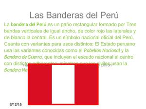 Las Banderas del Perú