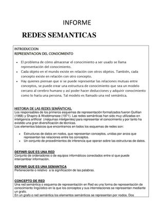 Informe Redes Semanticas