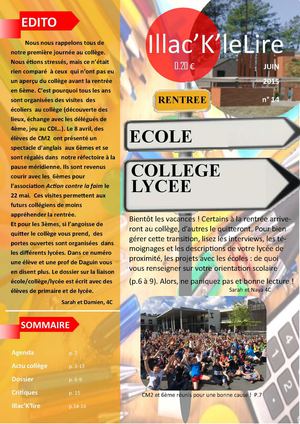 IllacKleLire N°14 Juin 2015