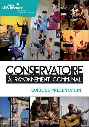Guide de présentation du Conservatoire à rayonnement communal d'Annonay
