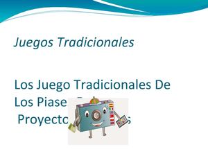 Juegos Tradicionales