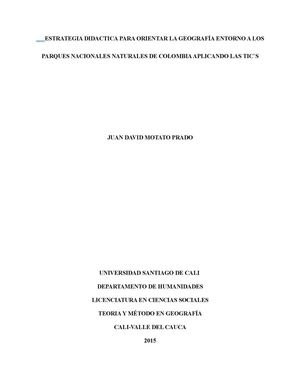 Proyecto Parques Naturales