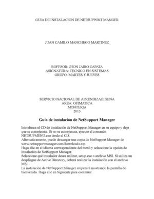 Guia De Instalacion De Netsupport Manger