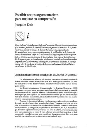 Material De Apoyo Comprensiã“n De Textos Argumentativos