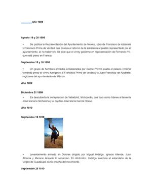 Independencia De Mexico