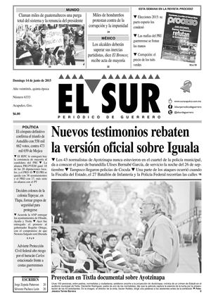 El Sur Domingo 14062015