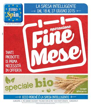 Volantino Eurospin Dal 18 Al 27 Giugno