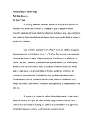 El Bullying