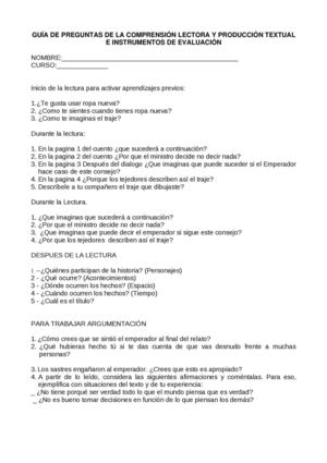 Evaluacion Nuevo Traje