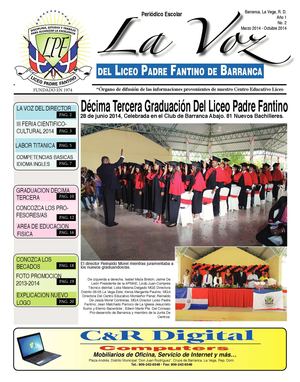 La Voz del Liceo Padre Fantino de Barranca #2