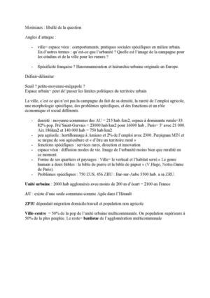 Moriniaux Définition Ville