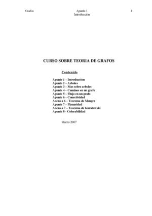 Teoría De Los Grafos
