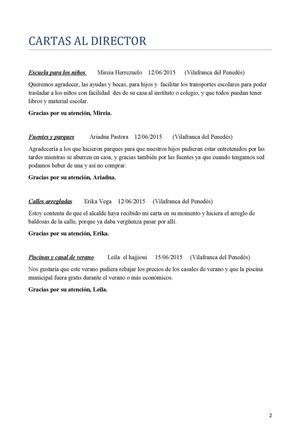 2- Cartas Al Director