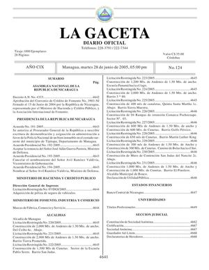Gaceta 124 junio 2005