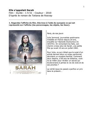 20 Elle S'appelait Sarah Leerlingdossier