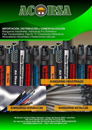 Catalogo General Acorsaperu 2015