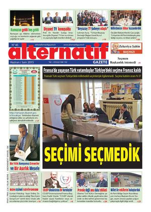 Alternatifgazete 045 Haziran 2015
