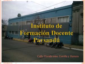 Instituto de Formación Docente “Ercilla Guidali de Pisano”